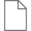 dim gray blank file 5 icon