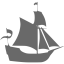 dim gray boat 9 icon