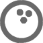 dim gray bowling ball 2 icon