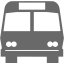 dim gray bus 4 icon