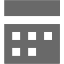 dim gray calendar 9 icon