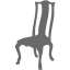 dim gray chair 7 icon