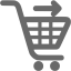 dim gray checkout icon