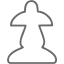 dim gray chess 13 icon