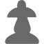 dim gray chess 23 icon