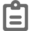 dim gray clipboard 4 icon