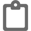 dim gray clipboard 5 icon