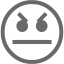 dim gray emoticon 45 icon