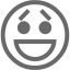 dim gray emoticon 47 icon