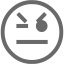 dim gray emoticon 55 icon