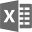 dim gray excel 3 icon