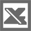 dim gray excel icon