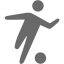 dim gray football icon