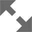 dim gray fullscreen enter icon