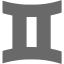 dim gray gemini icon