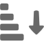 dim gray generic sorting 2 icon