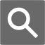 dim gray google web search icon