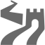 dim gray great wall icon