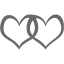 dim gray heart 3 icon