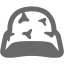 dim gray helmet icon