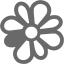 dim gray icq 6 icon