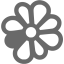 dim gray icq icon