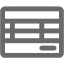 dim gray invoice icon