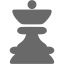 dim gray king icon