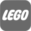 dim gray lego icon