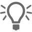 dim gray light bulb 6 icon