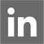 dim gray linkedin 2 icon