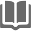 dim gray literature icon