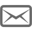 dim gray message outline icon