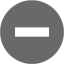 dim gray minus 8 icon