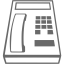 dim gray phone 35 icon