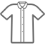 dim gray polo shirt icon