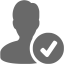 dim gray reviewer icon