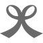 dim gray ribbon 10 icon