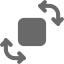 dim gray rotate 2 icon