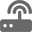 dim gray router 2 icon