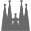 dim gray sagrada familia icon