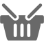 dim gray shopping basket 2 icon