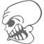 dim gray skull 59 icon