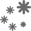 dim gray snow storm icon