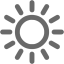 dim gray sun icon