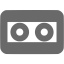 dim gray tape drive icon