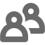 dim gray user 5 icon