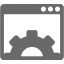 dim gray website optimization icon