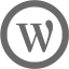 dim gray wordpress 5 icon