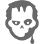 dim gray zombie icon